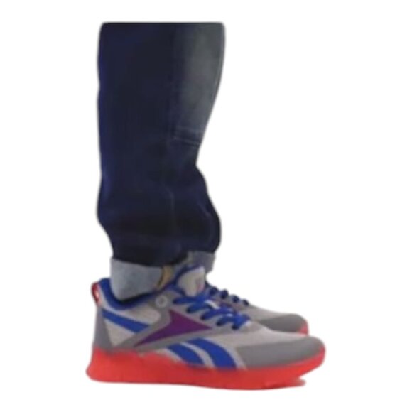 NWT Reebok Kids Zig N Flash Light-Up Casual Sneakers- Size:13 Little Kid (19 cm) - Picture 12 of 12